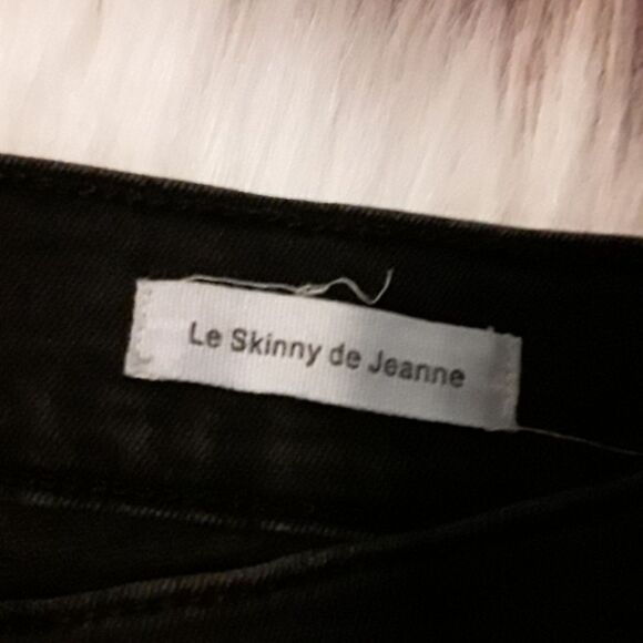 Frame Factory Faded Black Distressed Ripped Denim Jeans - Picture 5 of 8